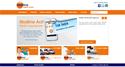Desktop Screenshot of medline.com.tr